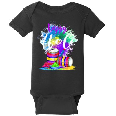 Happy Holi t for Indian Hindu Baby Bodysuit