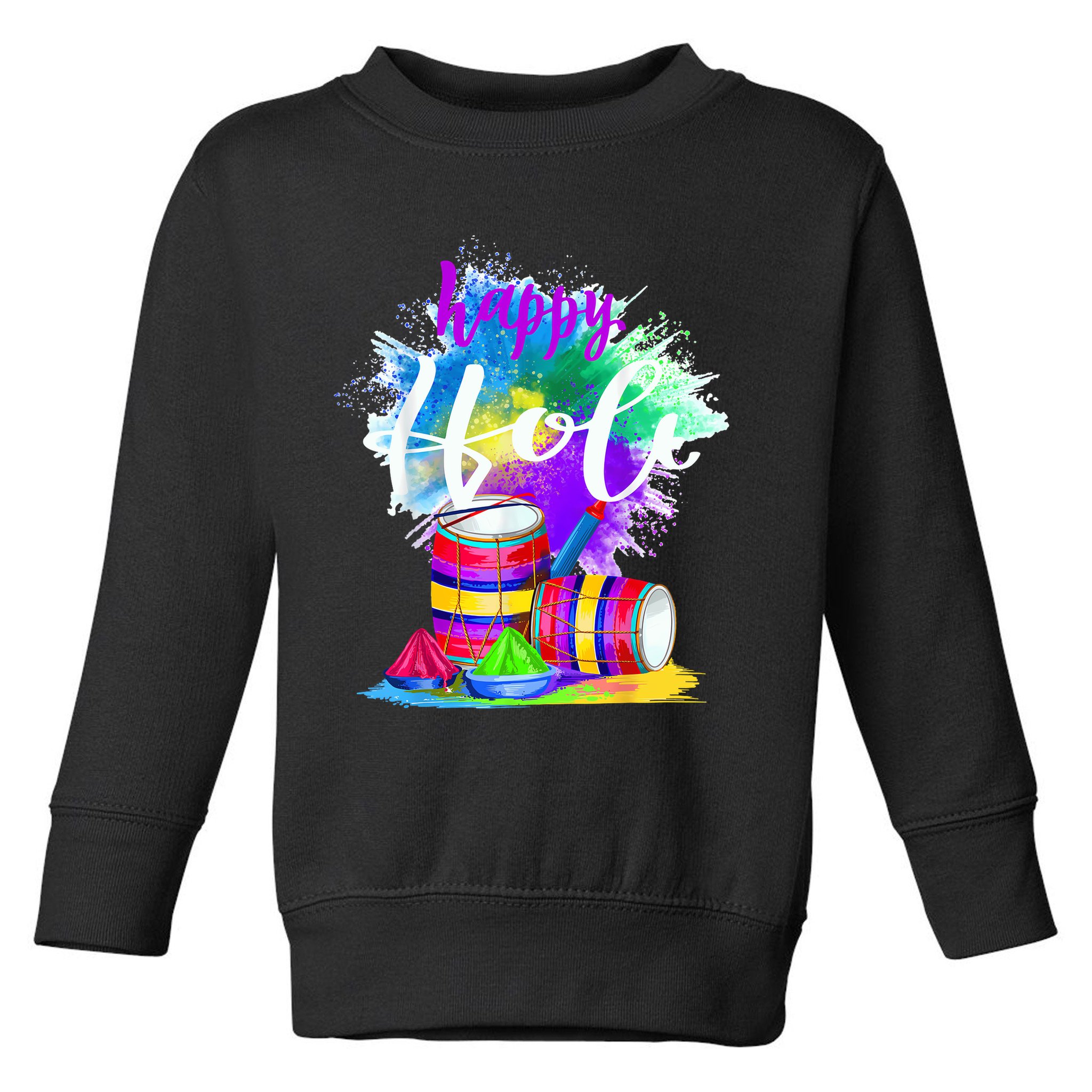 Happy Holi t for Indian Hindu Toddler Sweatshirt