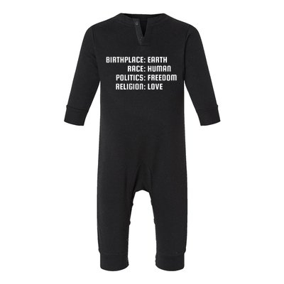 Humanity Infant Fleece One Piece