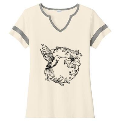 Hummingbird Ladies Halftime Notch Neck Tee