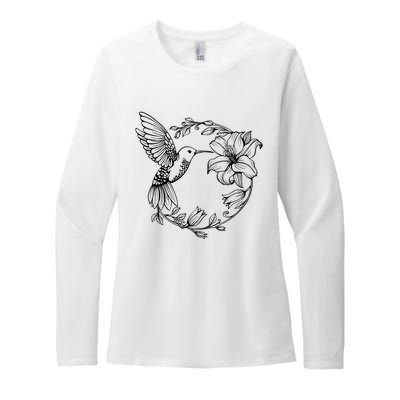 Hummingbird Womens CVC Long Sleeve Shirt