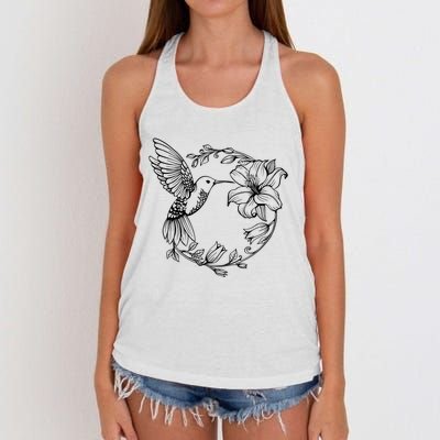 Hummingbird Women's Knotted Racerback Tank