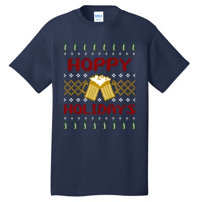 Hoppy Holidays Ugly Christmas Tall T-Shirt