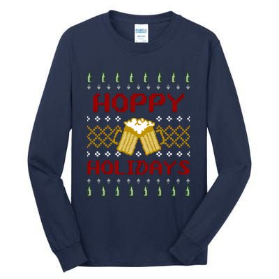 Hoppy Holidays Ugly Christmas Tall Long Sleeve T-Shirt