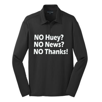 Huey Silk Touch Performance Long Sleeve Polo