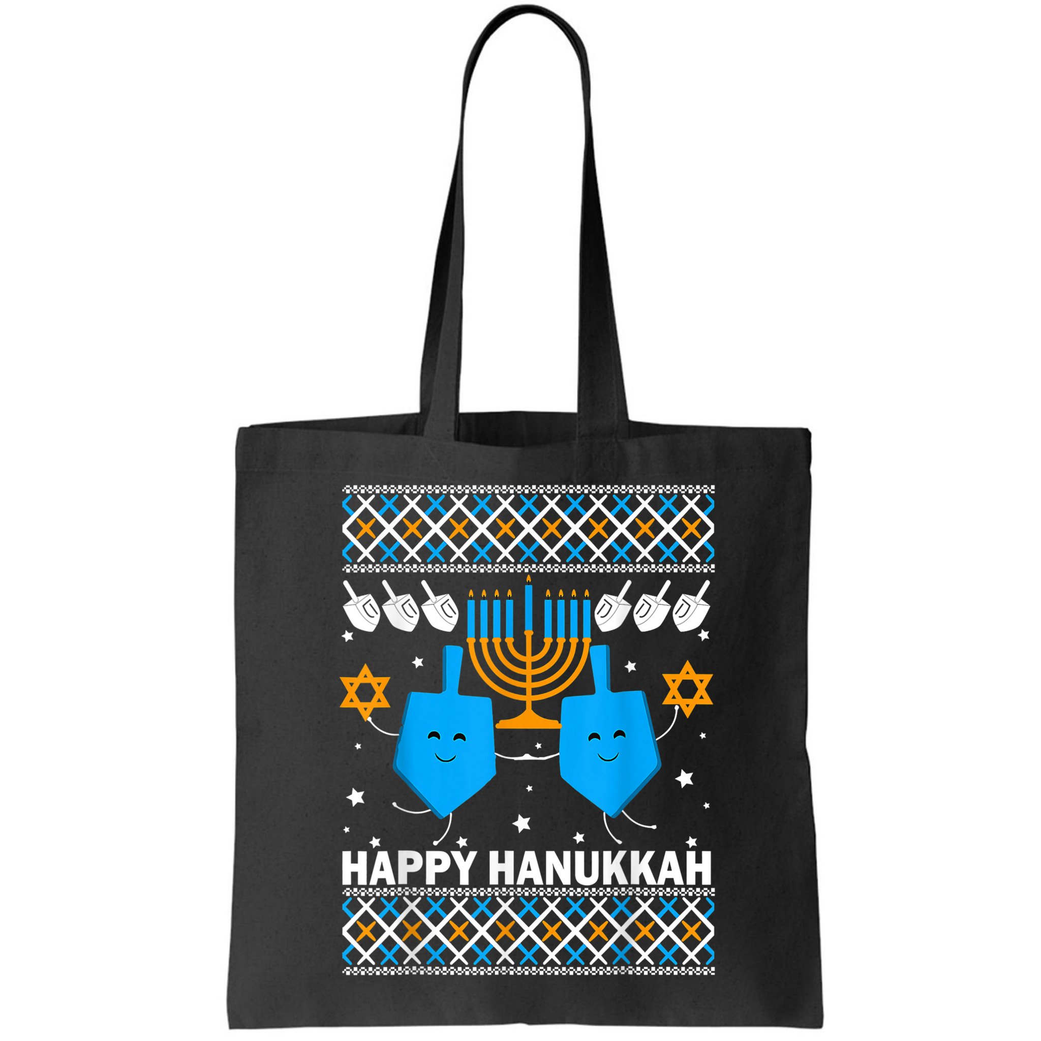 Happy Hanukkah Ugly Sweater Chanukah Jewish Christmas Gifts Bag