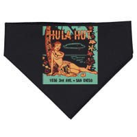 Hula Hut Vintage Tiki Bar Summer Vacation USA-Made Doggie Bandana