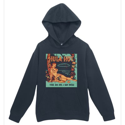 Hula Hut Vintage Tiki Bar Summer Vacation Urban Pullover Hoodie