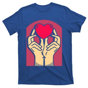 Hands Heart Valentine's Love Relationship Rotic Gift T-Shirt