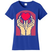 Hands Heart Valentine's Love Relationship Rotic Gift Women's T-Shirt