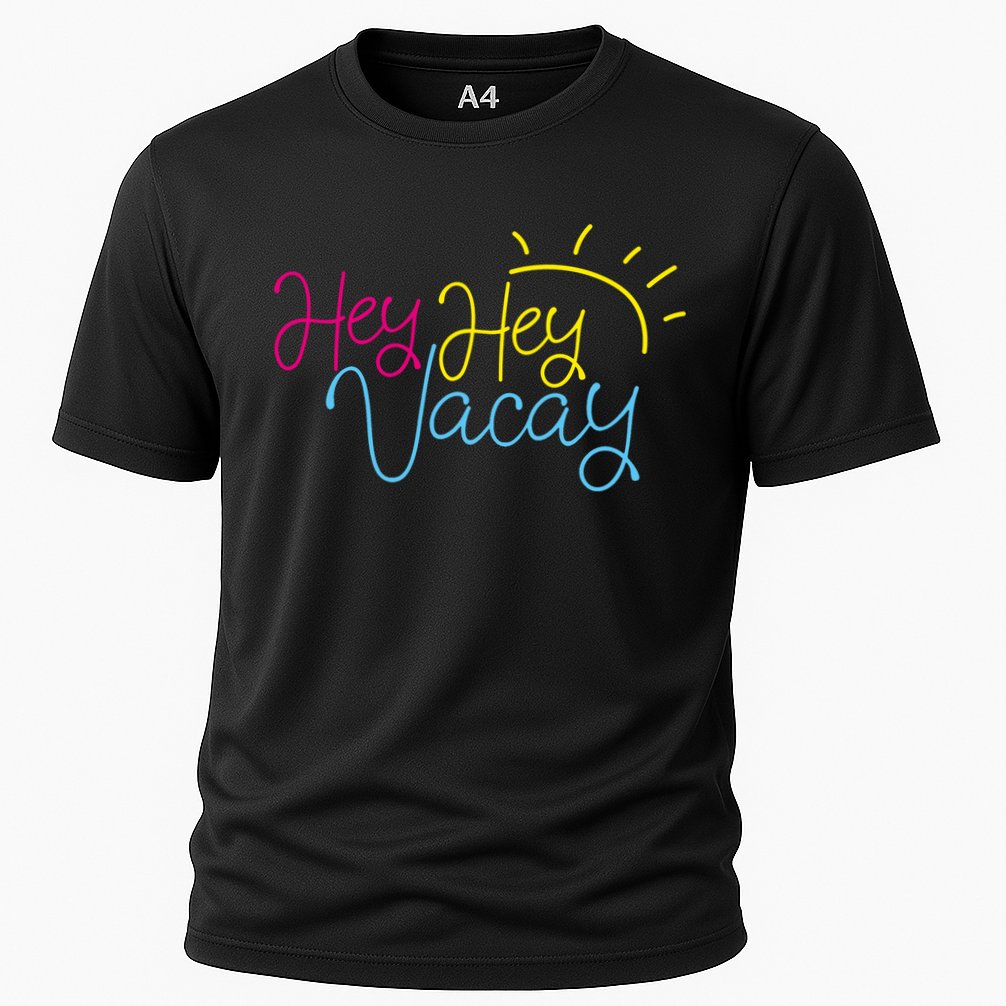 Hey Hey Vacay Summer Sun Cooling Performance Crew T-Shirt