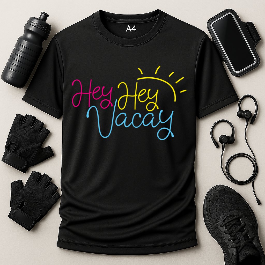 Hey Hey Vacay Summer Sun Cooling Performance Crew T-Shirt