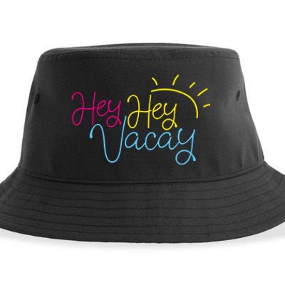 Hey Hey Vacay Summer Sun Sustainable Bucket Hat