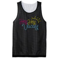 Hey Hey Vacay Summer Sun Mesh Reversible Basketball Jersey Tank