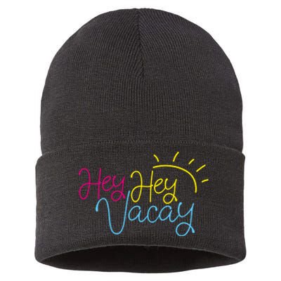 Hey Hey Vacay Summer Sun Sustainable Knit Beanie