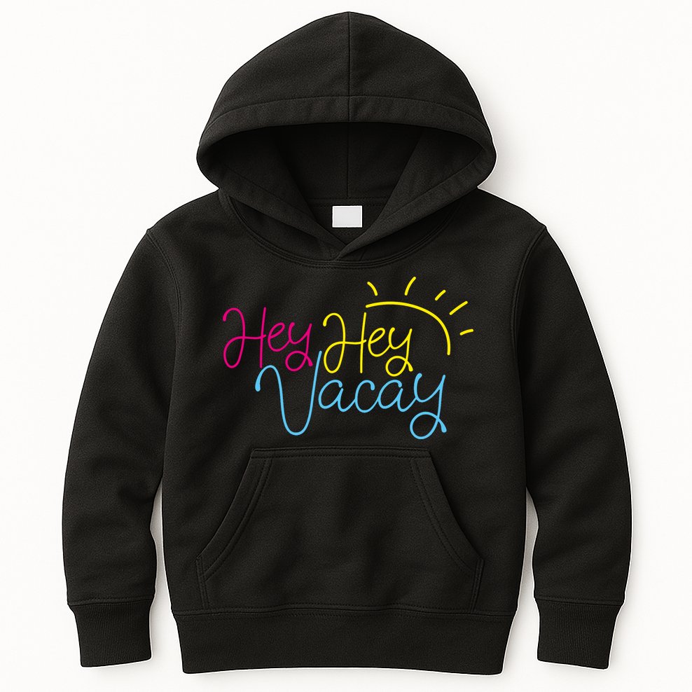 Hey Hey Vacay Summer Sun Kids Hoodie