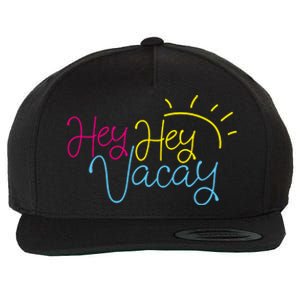 Hey Hey Vacay Summer Sun Wool Snapback Cap