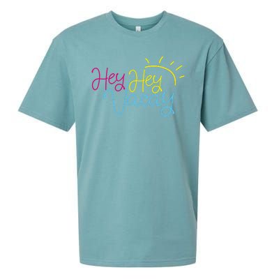 Hey Hey Vacay Summer Sun Sueded Cloud Jersey T-Shirt