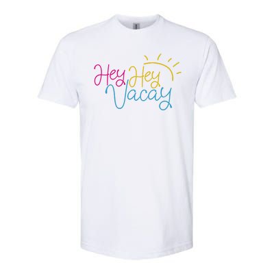 Hey Hey Vacay Summer Sun Softstyle CVC T-Shirt