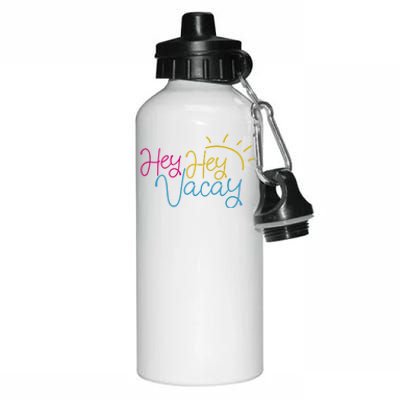 Hey Hey Vacay Summer Sun Aluminum Water Bottle