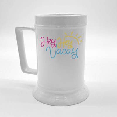 Hey Hey Vacay Summer Sun Beer Stein