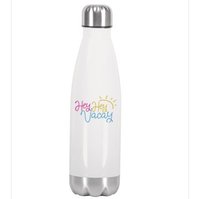 Hey Hey Vacay Summer Sun Stainless Steel Insulated Water Bottle