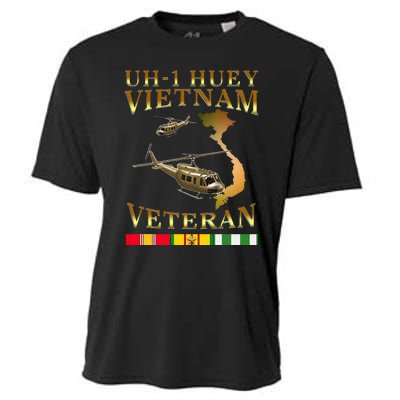 Huey Helicopter Vietnam Veteran Uh 1 Huey Vietnam Huey Cooling Performance Crew T-Shirt