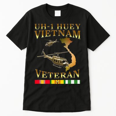 Huey Helicopter Vietnam Veteran Uh 1 Huey Vietnam Huey Tall T-Shirt