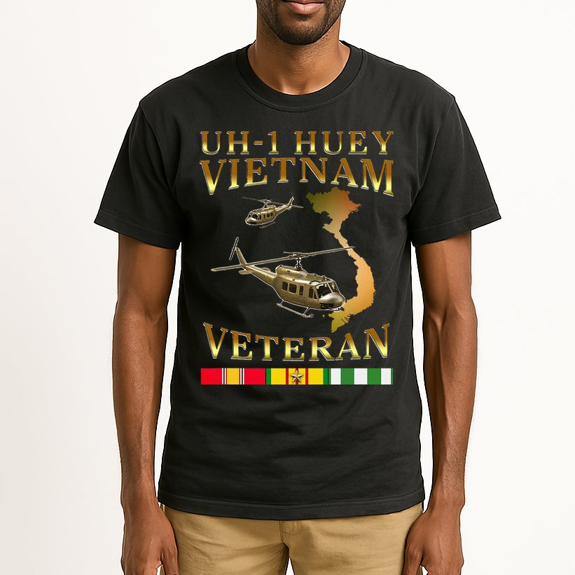 Huey Helicopter Vietnam Veteran Uh 1 Huey Vietnam Huey Tall T-Shirt