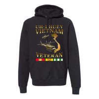 Huey Helicopter Vietnam Veteran Uh 1 Huey Vietnam Huey Premium Hoodie