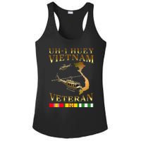 Huey Helicopter Vietnam Veteran Uh 1 Huey Vietnam Huey Ladies PosiCharge Competitor Racerback Tank