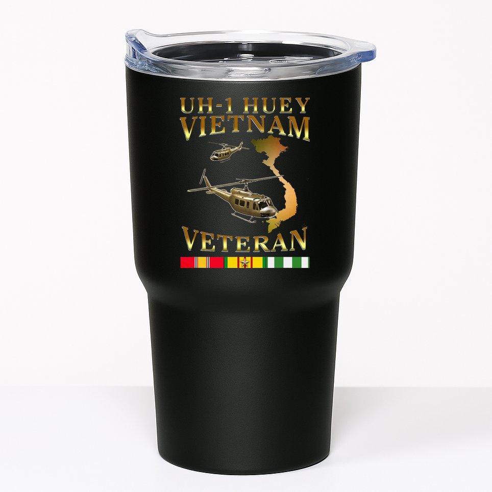 Huey Helicopter Vietnam Veteran Uh 1 Huey Vietnam Huey Tumbler