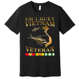 Huey Helicopter Vietnam Veteran Uh 1 Huey Vietnam Huey Premium T-Shirt