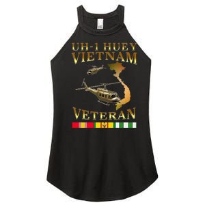 Huey Helicopter Vietnam Veteran Uh 1 Huey Vietnam Huey Women's Perfect Tri Rocker Tank