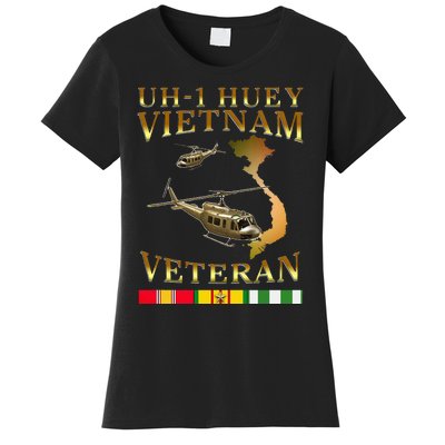 Huey Helicopter Vietnam Veteran Uh 1 Huey Vietnam Huey Women's T-Shirt