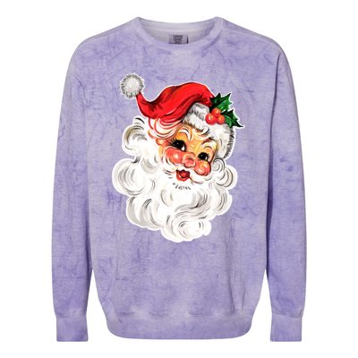 Happy Holidays We Wish You Merry Christmas From Santa Gift Colorblast Crewneck Sweatshirt