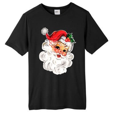 Happy Holidays We Wish You Merry Christmas From Santa Gift Tall Fusion ChromaSoft Performance T-Shirt