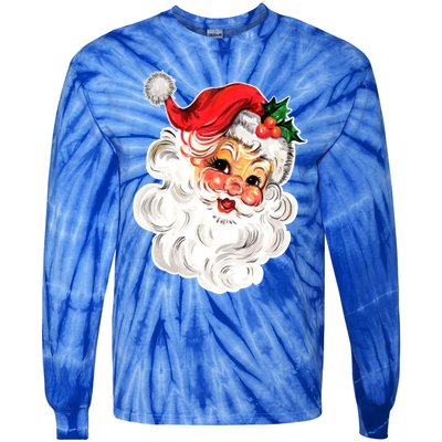 Happy Holidays We Wish You Merry Christmas From Santa Gift Tie-Dye Long Sleeve Shirt