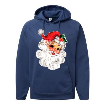 Happy Holidays We Wish You Merry Christmas From Santa Gift Performance Fleece Hoodie