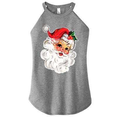 Happy Holidays We Wish You Merry Christmas From Santa Gift Women’s Perfect Tri Rocker Tank