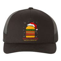 Happy Holidays With Cheese Cheeseburger Hamburger Christmas Xmas Yupoong Adult 5-Panel Trucker Hat