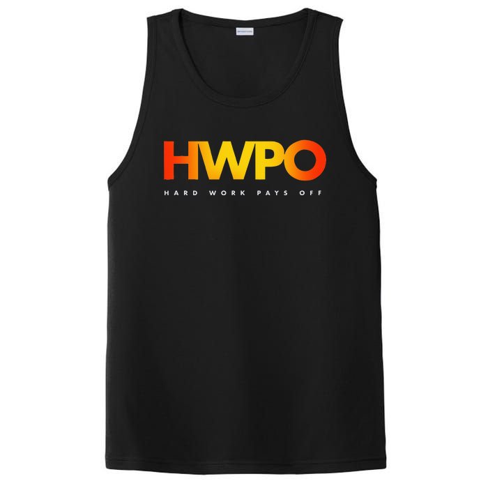 HWPO Hard Work Pays Off Pastel Motivational PosiCharge Competitor Tank