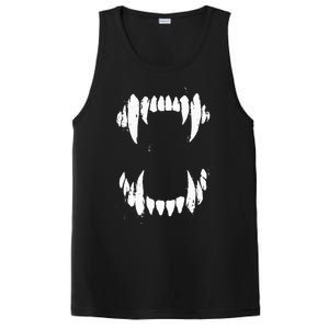 Halloween Horror Wolf Dog Vampire Monster Teeth Costume PosiCharge Competitor Tank