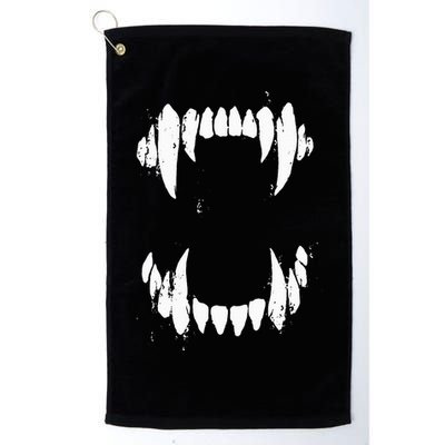 Halloween Horror Wolf Dog Vampire Monster Teeth Costume Golf Towel