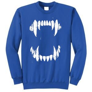 Halloween Horror Wolf Dog Vampire Monster Teeth Costume Sweatshirt