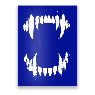 Halloween Horror Wolf Dog Vampire Monster Teeth Costume Poster