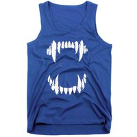 Halloween Horror Wolf Dog Vampire Monster Teeth Costume Tank Top