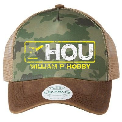 Hou Houston William P Hobby Airport Airport Code Legacy Tie Dye Trucker Hat