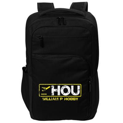 Hou Houston William P Hobby Airport Airport Code Impact Tech Backpack