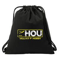 Hou Houston William P Hobby Airport Airport Code Drawstring Bag